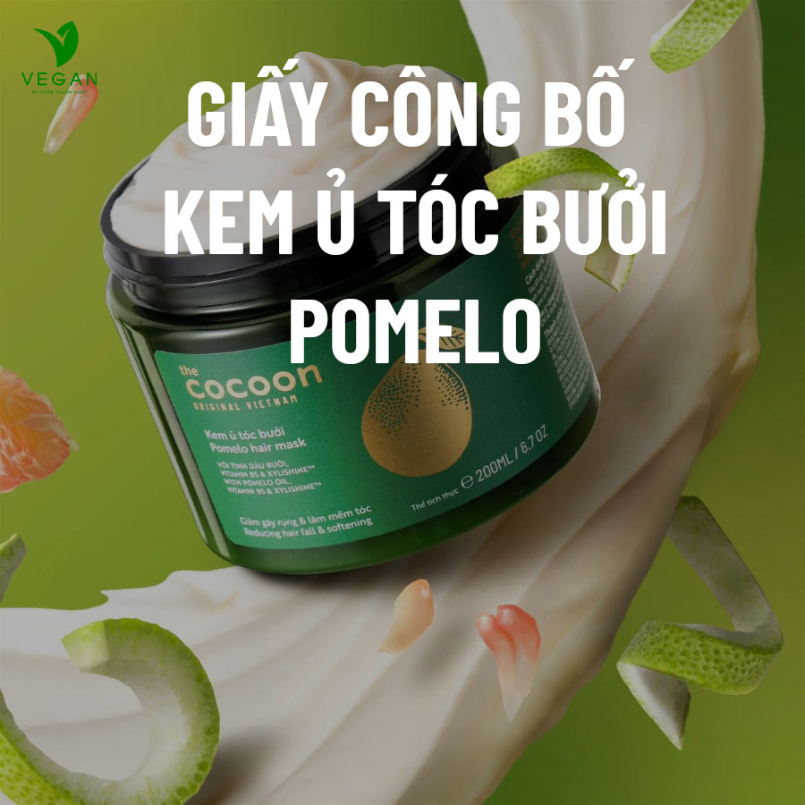 Giấy chứng nhận công bố sản phẩm Kem ủ tóc bưởi Cocoon sở y tế cấp phép